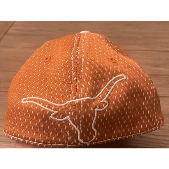 Vintage Y2K Texas Longhorns Wool Size M/L Fitted New Era Hat  embroidered - Picture 3 of 6